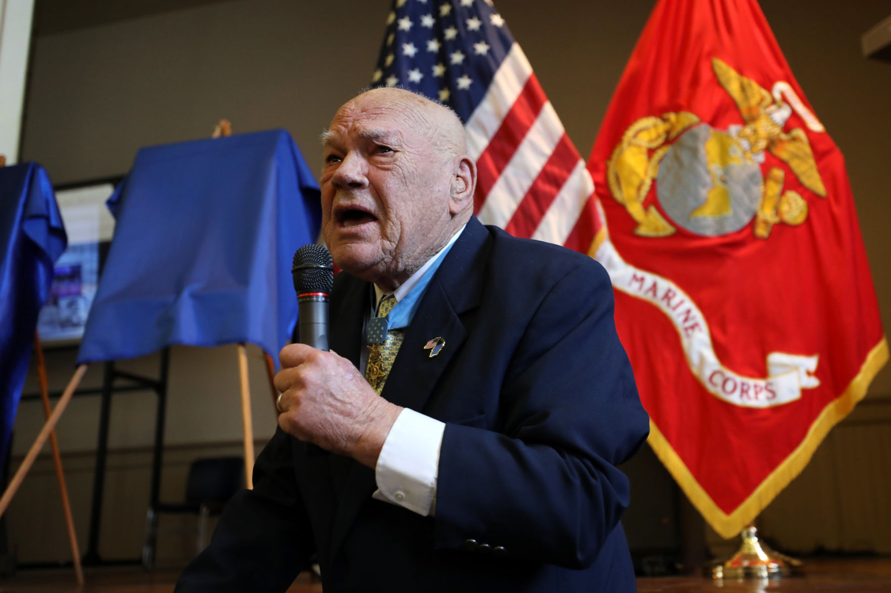 Retired Army Command Sgt. Maj. Bennie Adkins